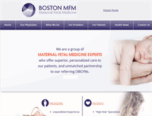 Tablet Screenshot of bostonmfm.org